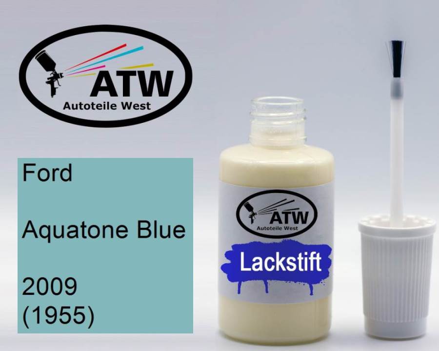 Ford, Aquatone Blue, 2009 (1955): 20ml Lackstift, von ATW Autoteile West.